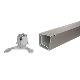 Pied de table QUADRA 80x80 / Acier inoxydable