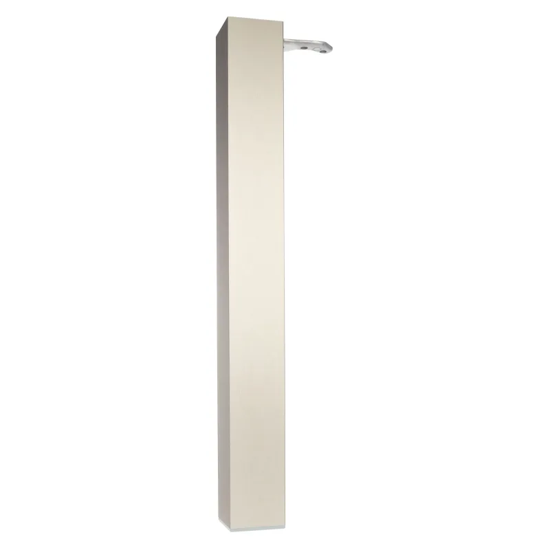 Pied de table QUADRA 80x80 / Acier inoxydable