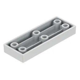Pied en plastique 10 mm 80x30 / Gris