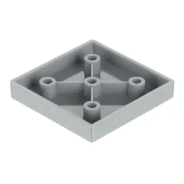 Pied en plastique 10 mm 60x60 / Gris