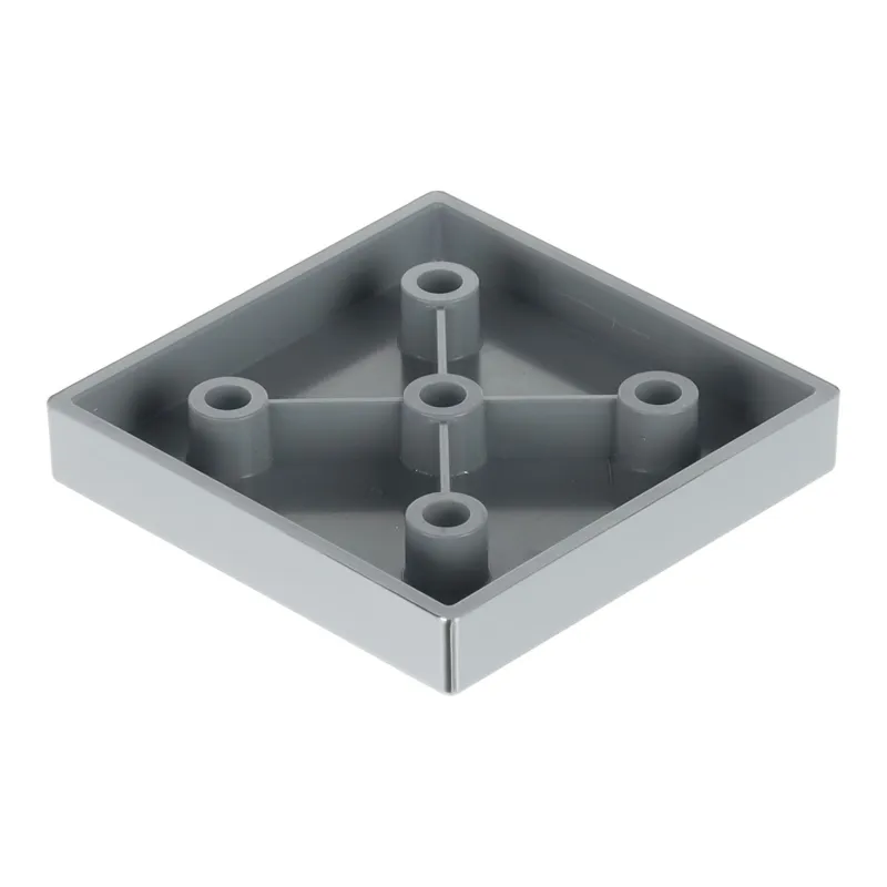Pied en plastique 10 mm 60x60 / Chrome brillant