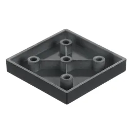 Pied en plastique 10 mm 60x60 / Noir
