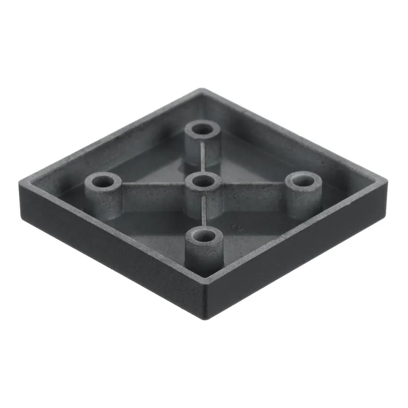 Pied en plastique 10 mm 60x60 / Noir