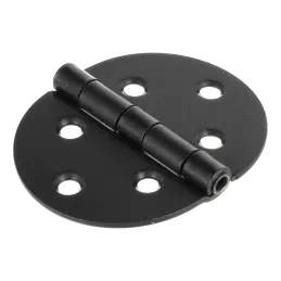 Charnière papillon ronde 72 x 60 mm / noire