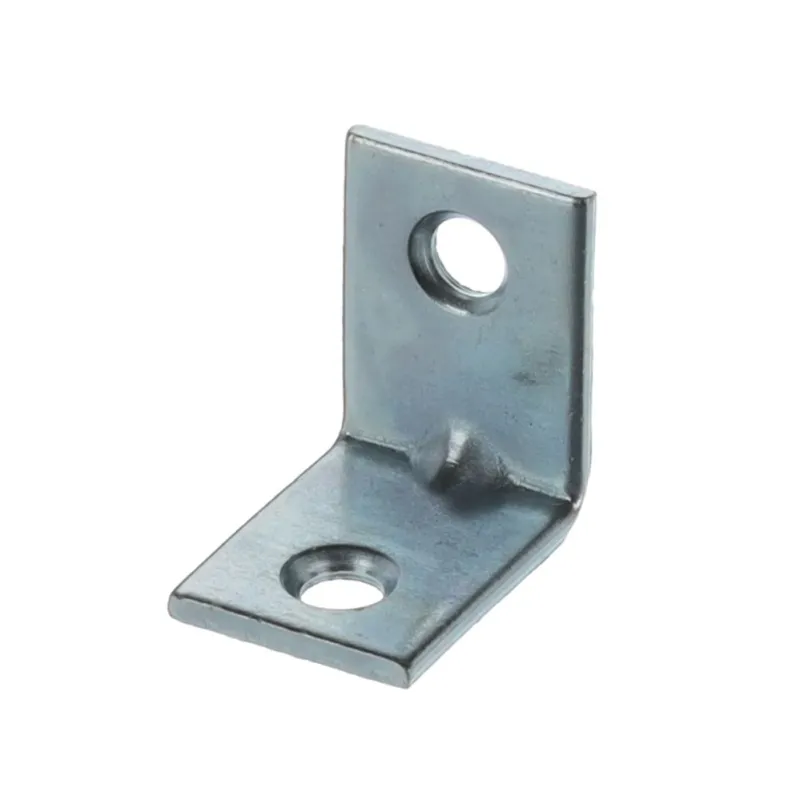Équerre d’assemblage 20 x 20 mm – 10 pièces / zingué blanc