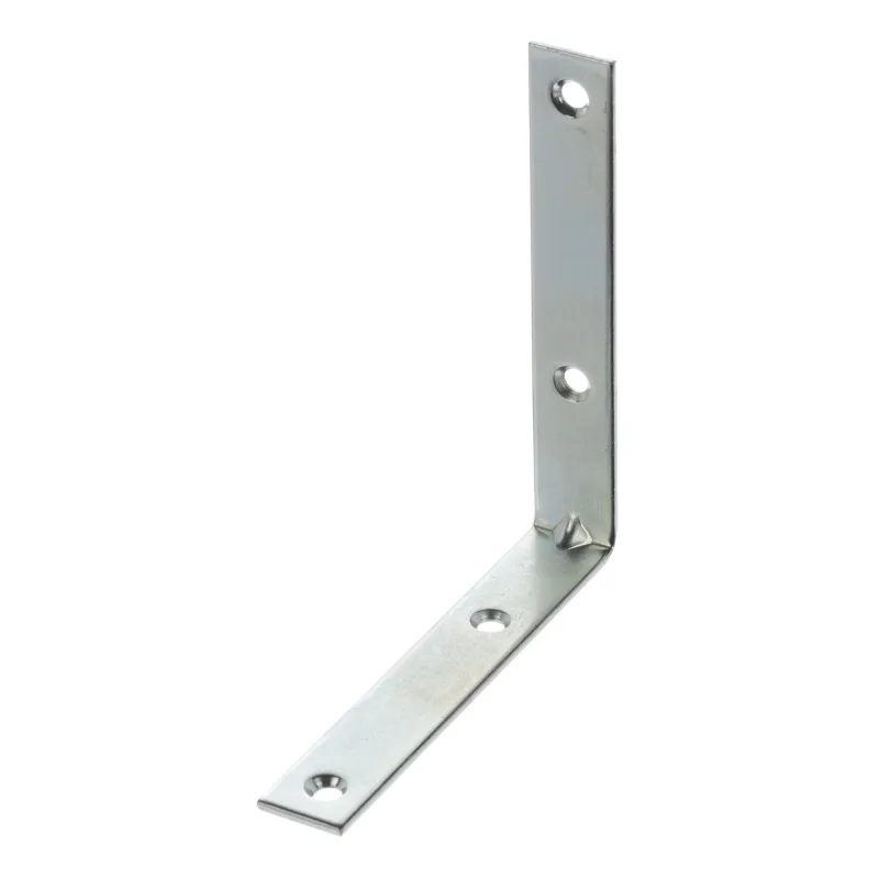 Équerres d’assemblage 90 x 90 mm – 10 pièces / zinguées blanches