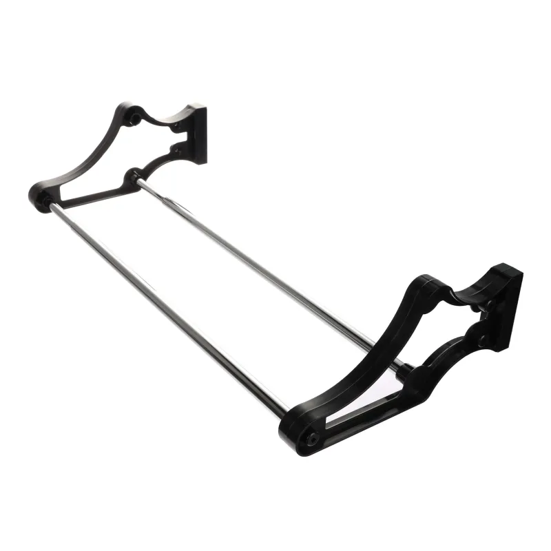 Porte-chaussures réglable 400 - 700 mm / Chrome - noir