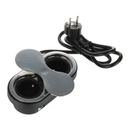 Prise encastrable SWING 2 x 230 V FRENCH / Inox