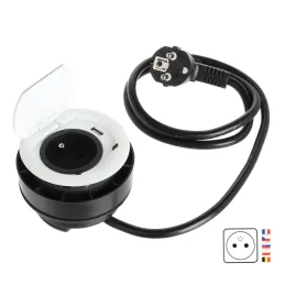 Prise encastrable RING FRENCH 1 x 230 V + 1 x USB / Blanc mat