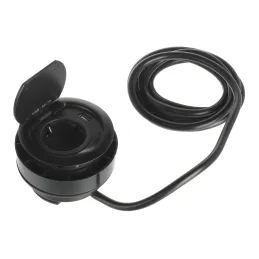 Prise encastrable RING SCHUKO 1 x 230 V + 1 x USB / Noir mat