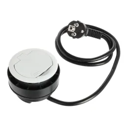 Prise encastrable RING SCHUKO 1 x 230 V + 1 x USB / Blanc mat