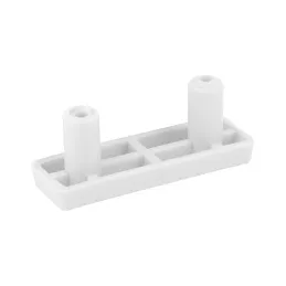 Patin de meuble à clouer avec pointes / Blanc – 10 pièces