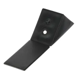 Équerre de raccordement en PVC grande / Noire