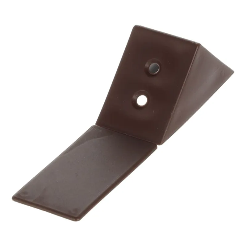 Raccord d’angle en PVC grand modèle – marron