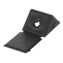 Petit raccord d’angle en PVC – noir