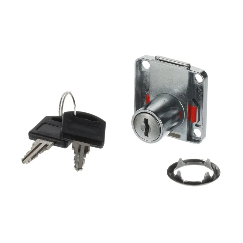Serrure de tiroir STANDARD / Zinc