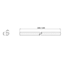 Serrure à trois voies T30 / Nickel