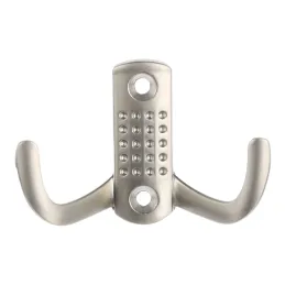 Patère murale BRUNO Mini / Nickel satiné