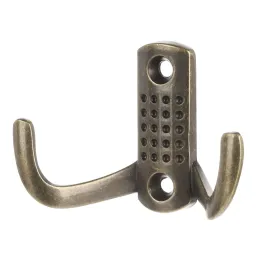 Patère BRUNO Mini / Laiton patiné