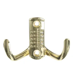 Porte-manteau mural BRUNO Mini / Dor brillant