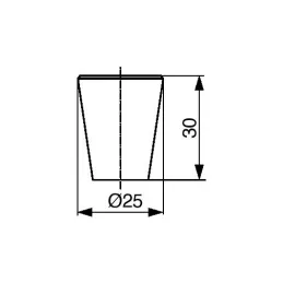 Bouton JETA / Doré mat 