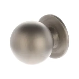 Bouton BALL 24 mm / Nickel satiné