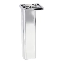 Pied en plastique PLASTICI / Chrome brillant