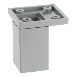 Pied en plastique 33x33 mm / Gris