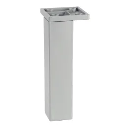 Pied en plastique 33x33 mm / Gris
