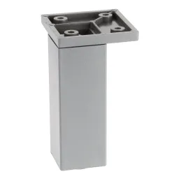 Pied en plastique 33x33 mm / Gris