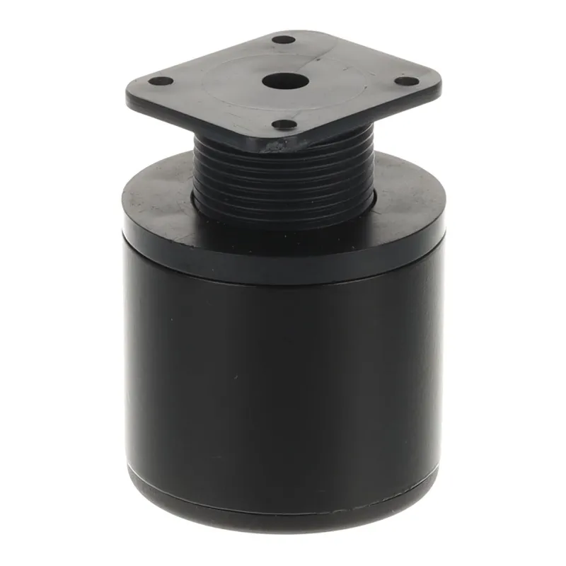 Pied de meuble rond 60 / Noir mat