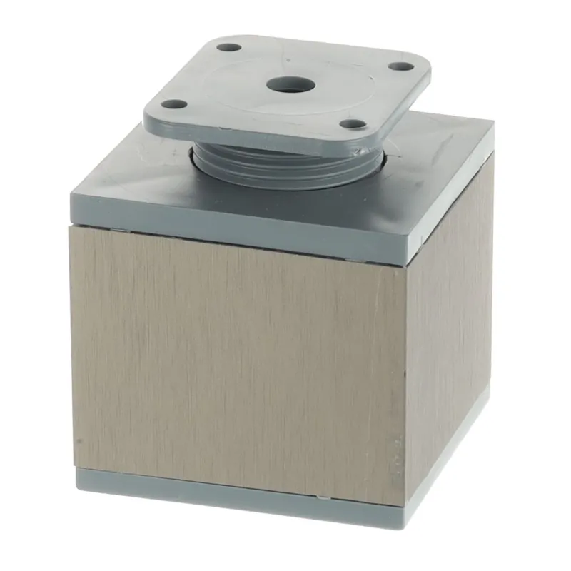Pied de meuble 60 x 60 / Imitation inox