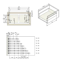 Metalbox RIEX 86 mm / Blanc