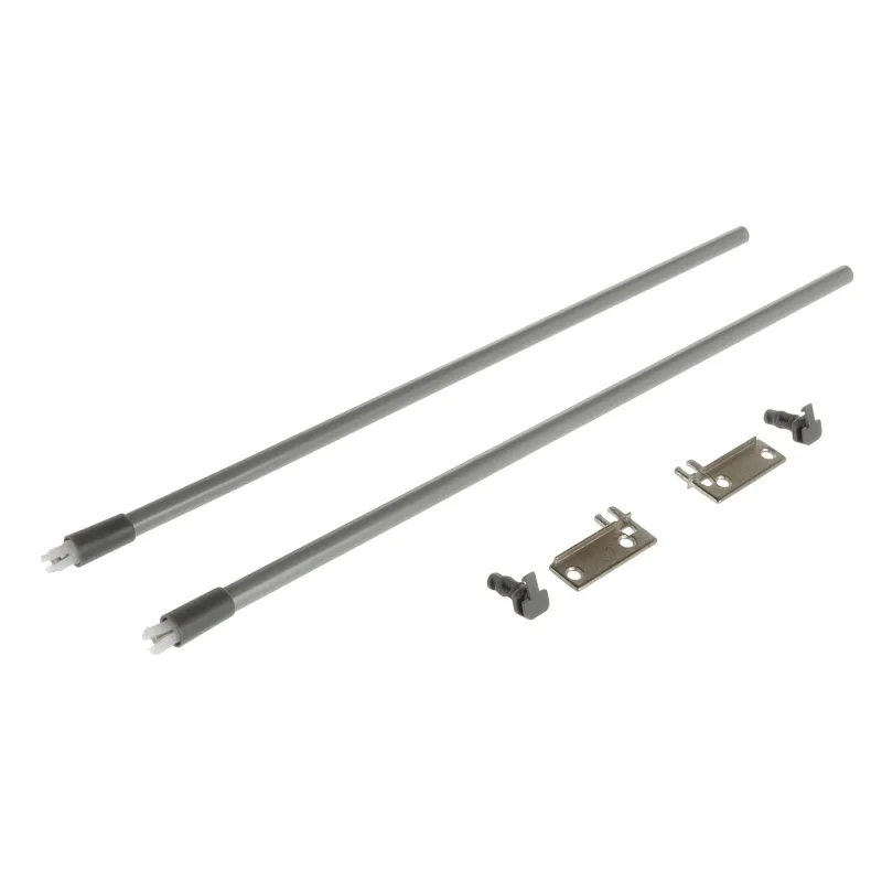 Kit de rails de toit pour metalbox RIEX / Argent
