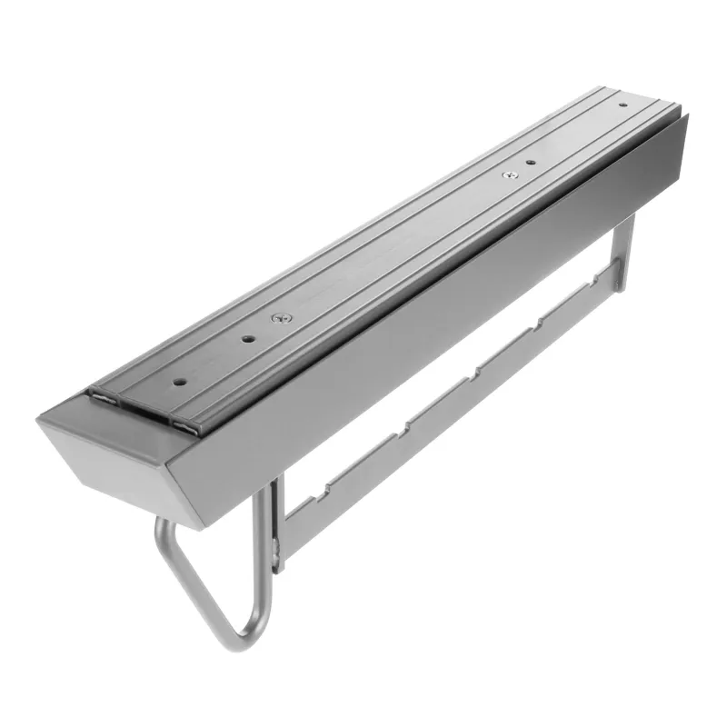 Porte-cintres coulissant avec amortisseur VIBER / Gris foncé