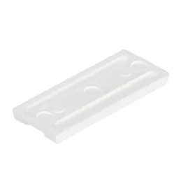 Patin glisseur à clouer en PVC mini – Blanc / 10 pièces