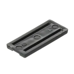 Patin de glisse à clouer en PVC, mini – Noir / 10 pièces