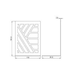 Porte-livres GEO / Noir mat