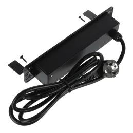 Bloc multiprise encastrable CALON FRENCH 4× 230 V / Noir mat