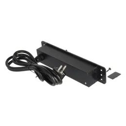 Bloc multiprise encastrable CALON SCHUKO 4× 230 V / Noir mat