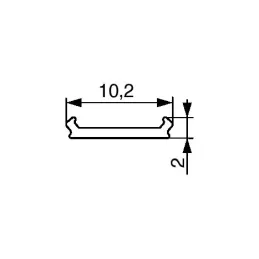 Embout pour profilé LED ORPHA / Opale