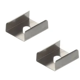 Fixation du profilé pour éclairage LED ORPHA – paire / acier inoxydable