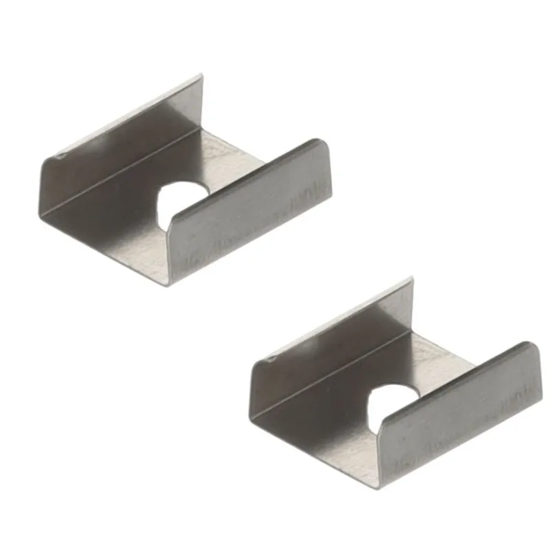 Fixation du profilé pour éclairage LED ORPHA – paire / acier inoxydable
