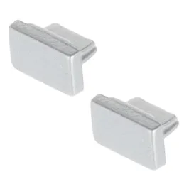 Jeu d’embouts pour profilé d’éclairage LED ORPHA – paire / Gris