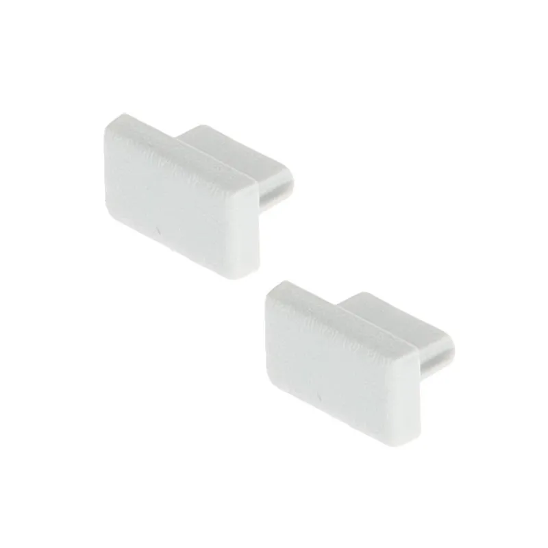 Jeu d’embouts pour profilé d’éclairage LED ORPHA – paire / blanc mat