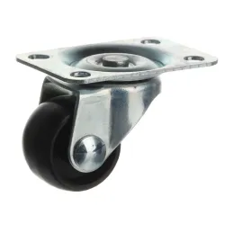 Roue pivotante de 25 mm / Noire