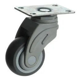 Roulettes de meuble VEDO 75 mm / Sans frein