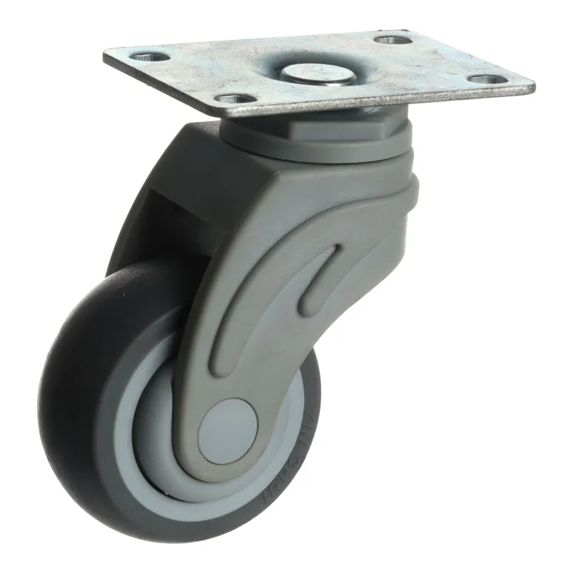 Roulettes de meuble VEDO 75 mm / Sans frein