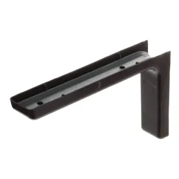 Console métallique avec cache 183 x 114 / Marron foncé