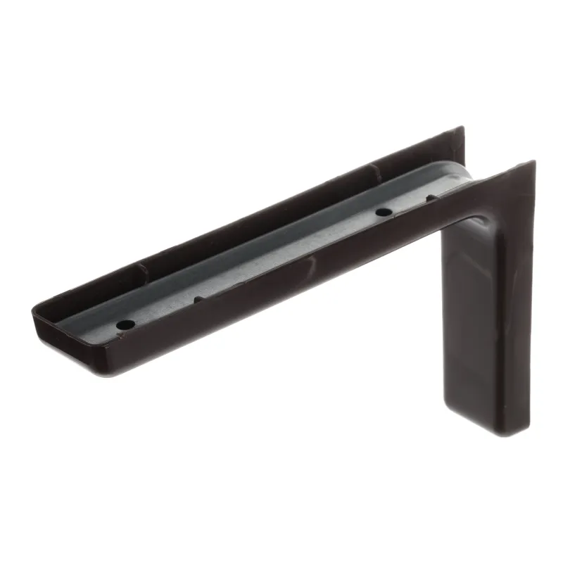 Console métallique avec cache 183 x 114 / Marron foncé